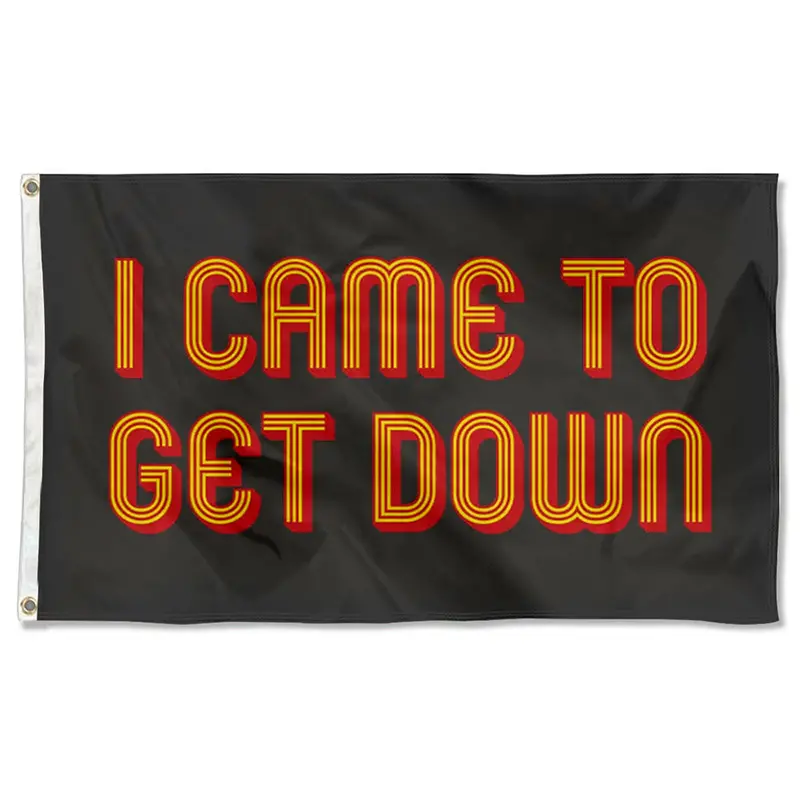 Fyon ‘I Came to Get Down’ Party-Themed Flag Banner