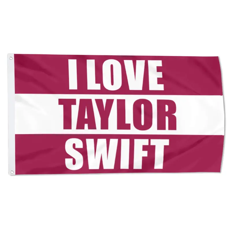 Fyon I Love Taylor Swift Banner – Music Fan Tribute Flag