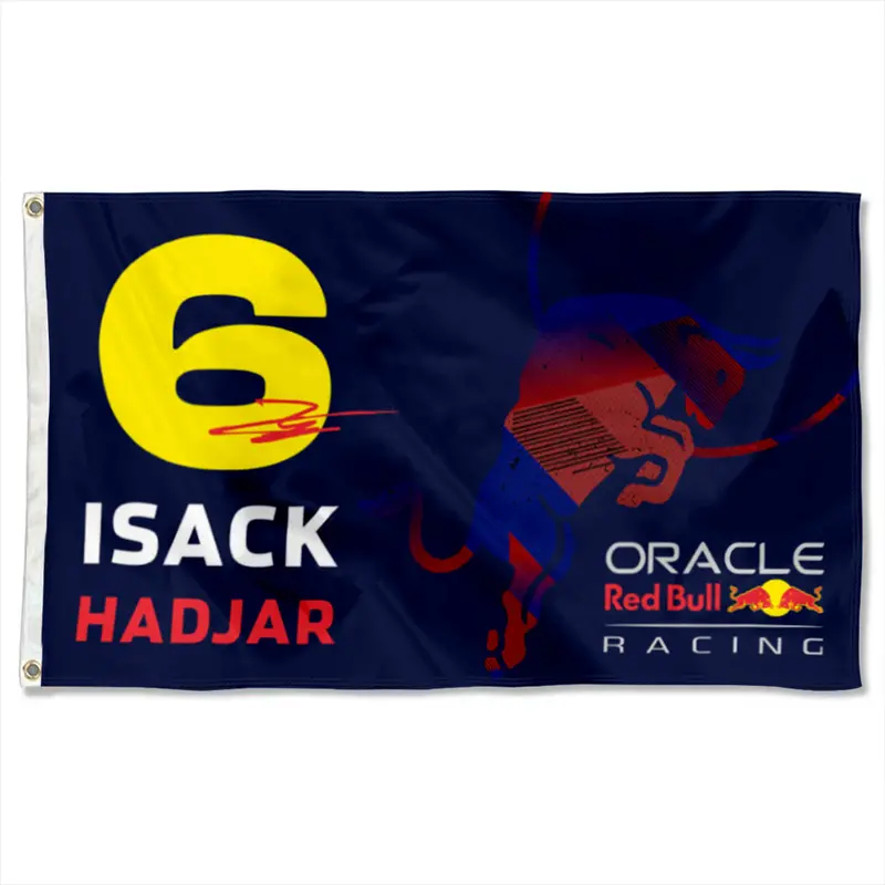 Fyon Isack Hadjar #6 Racing Flag Banner