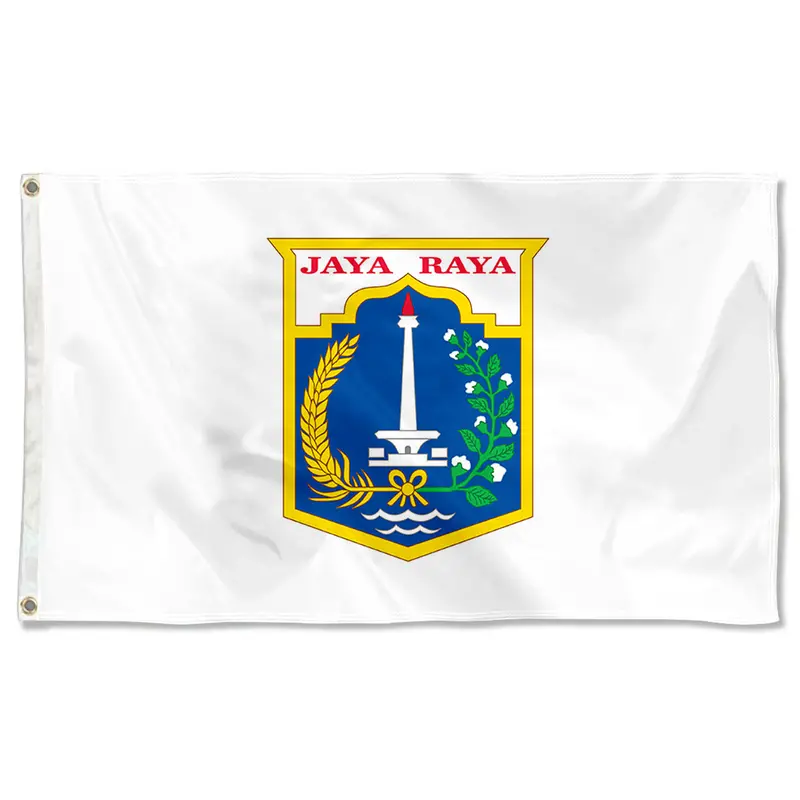 Fyon Jakarta Special Capital Region Indonesia Flag Banner – Indoor & Outdoor Use