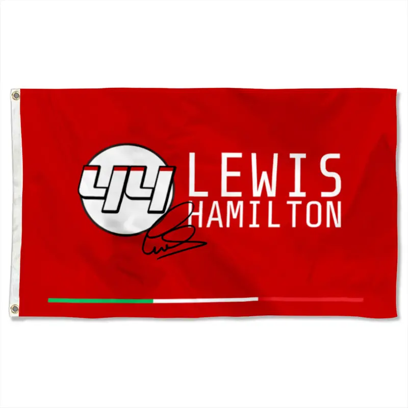 Fyon Lewis Hamilton #44 Formula 1 Racing Flag Banner