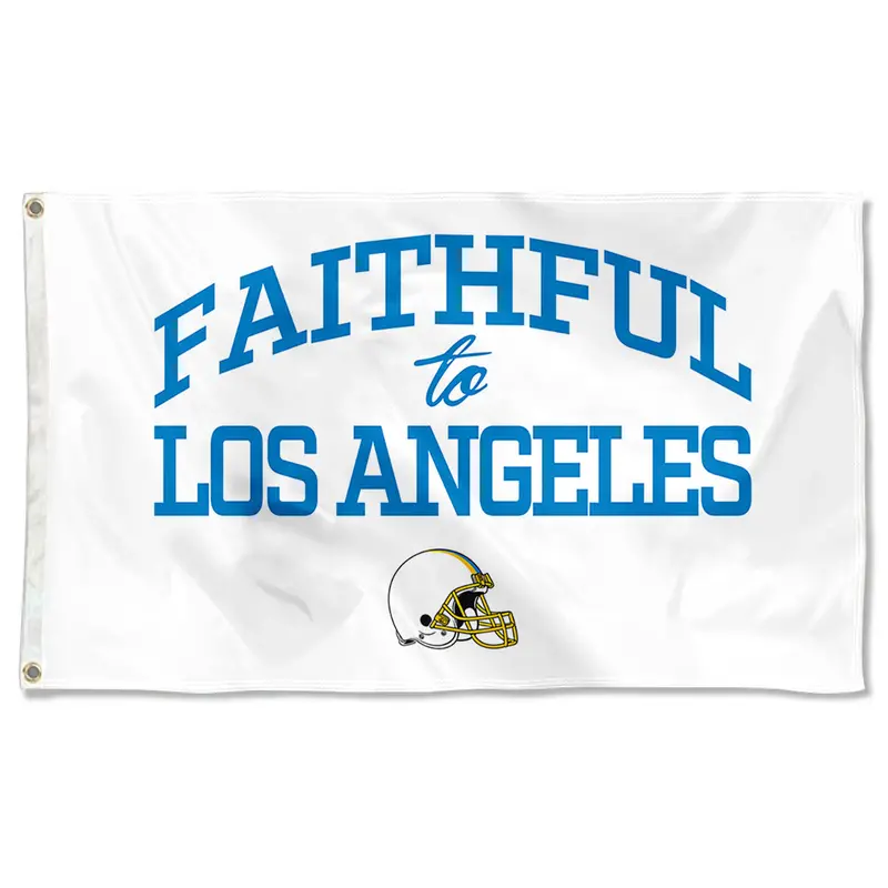 Fyon Los Angeles Light Blue Flag Banner – Stylish Urban Design