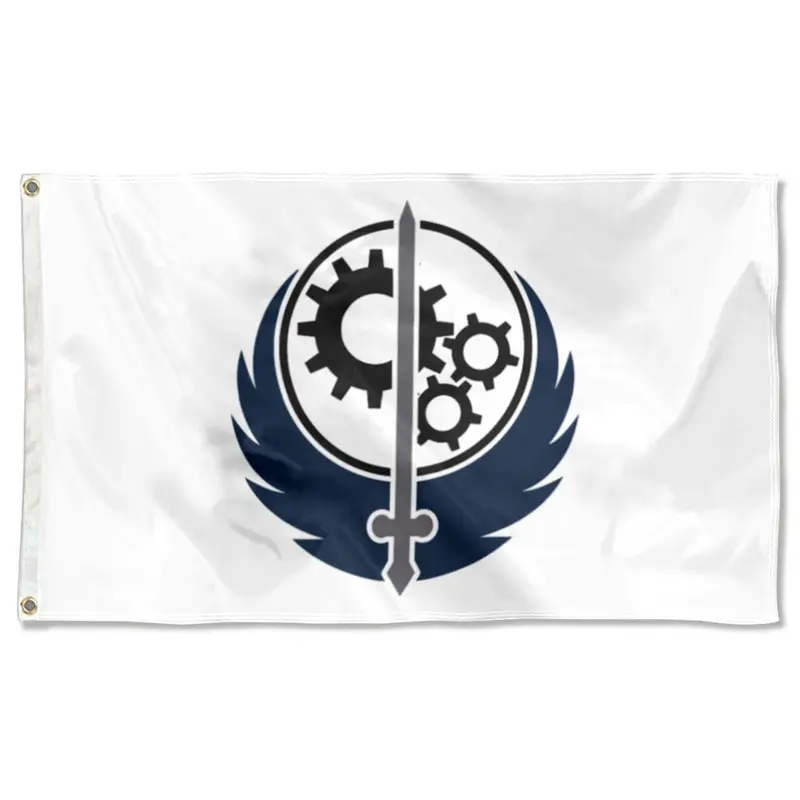 Fyon Lost Hills Brotherhood Flag – Fallout-Inspired Indoor & Outdoor Display Banner