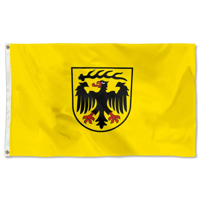 Fyon Ludwigsburg District Flag – Regional German Municipal Banner