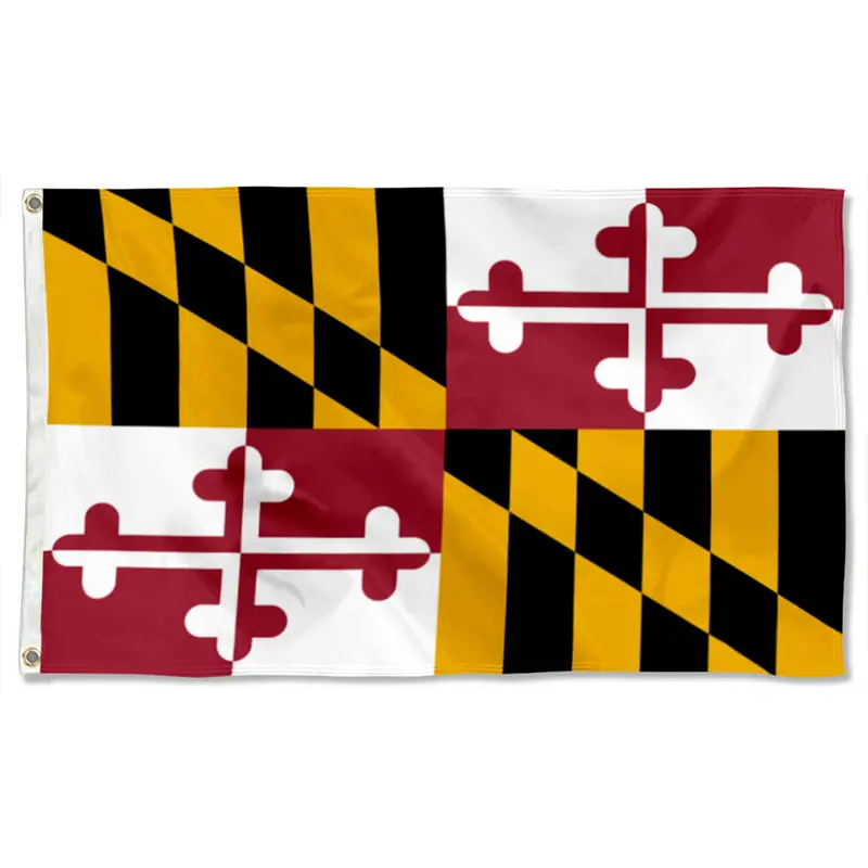 Fyon Maryland State Flag Banner – Bold Colors, Fade-Resistant Print