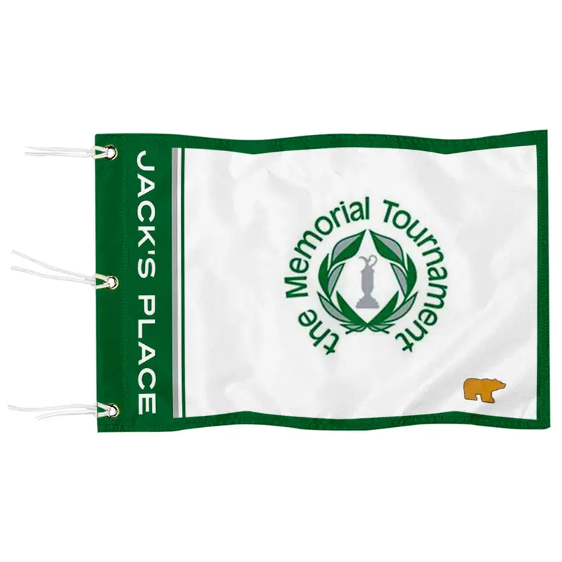 Fyon Memorial Tournament Golf Flag Banner – Jack Nicklaus Masters-Themed Pin Flag with Grommets