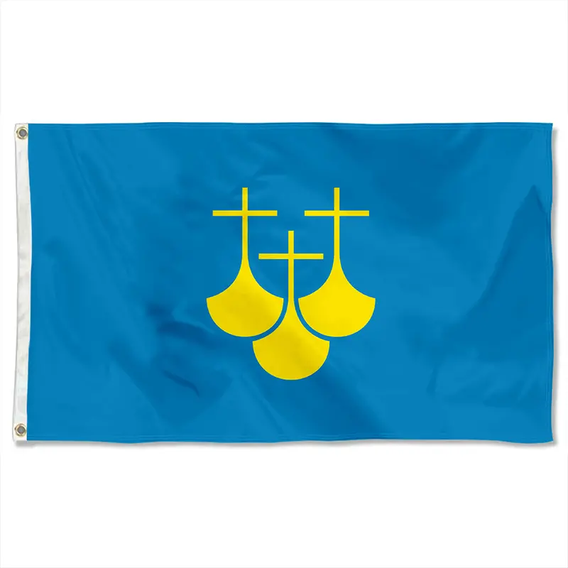Fyon Møre og Romsdal County Norway Flag Banner – All-Season Indoor/Outdoor Flag