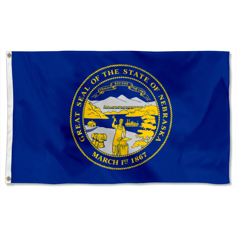 Fyon Nebraska State Flag Banner – Fade-Resistant Outdoor Banner