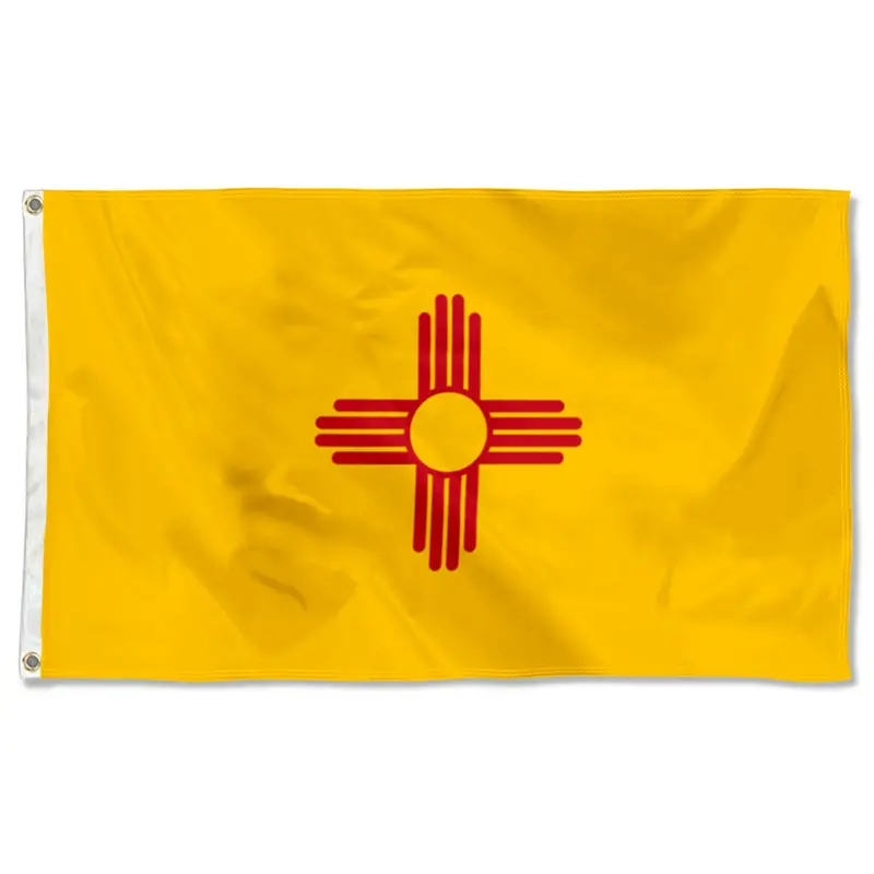 Fyon New Mexico State Flag Banner – Outdoor Polyester Flag