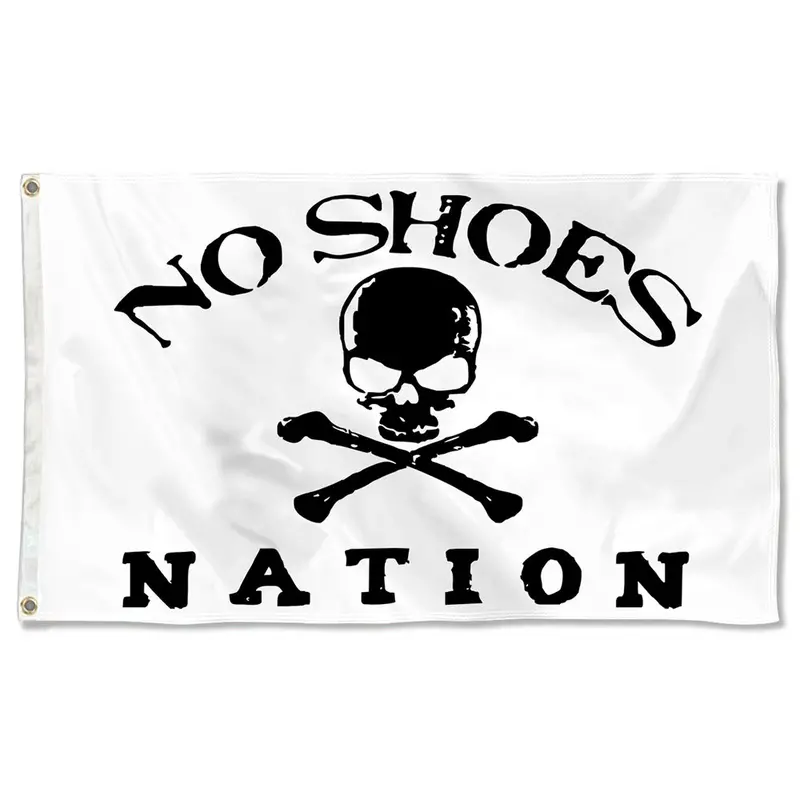 Fyon No Shoes Nation American Flag Banner – Patriotic Decor