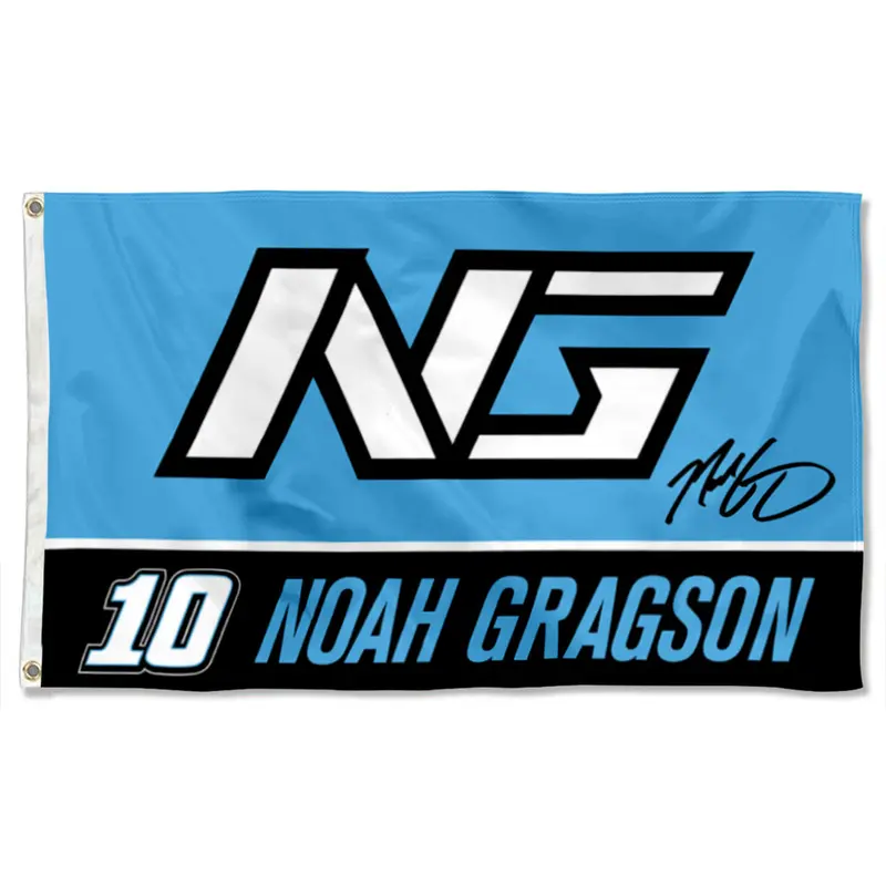Fyon Noah Gragson #10 Racing Flag – 2024 NASCAR Team Banner