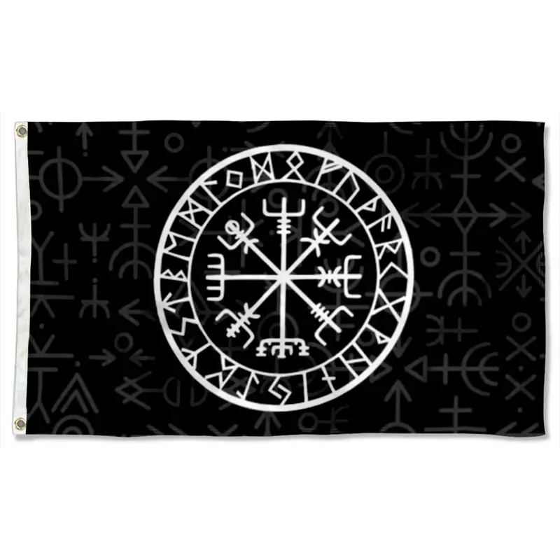 Fyon Norse Vikings Valhalla Flag – Mythic Scandinavian Indoor/Outdoor Banner