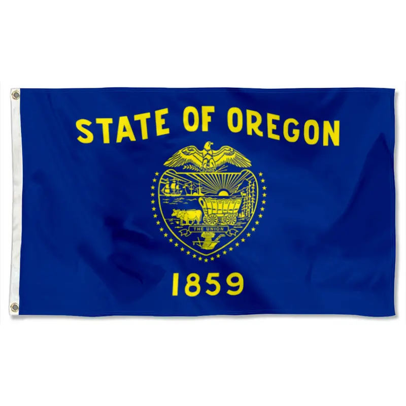 Fyon Oregon 1859 Historical State Flag Banner