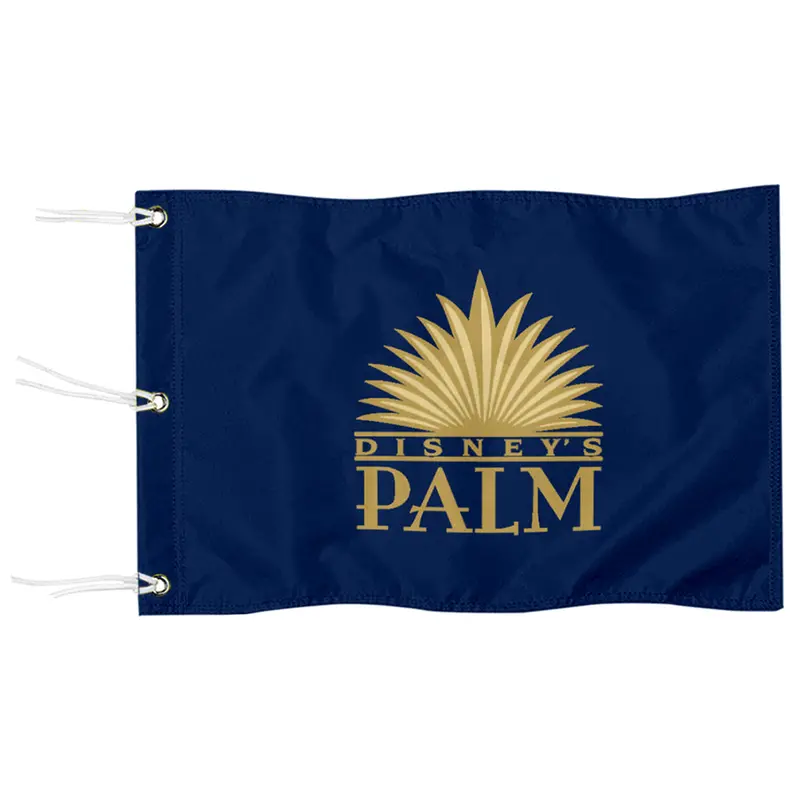 Fyon Palms Golf Course Flag Banner – Embroidered Desert-Theme Pin Flag with Grommet Mounting