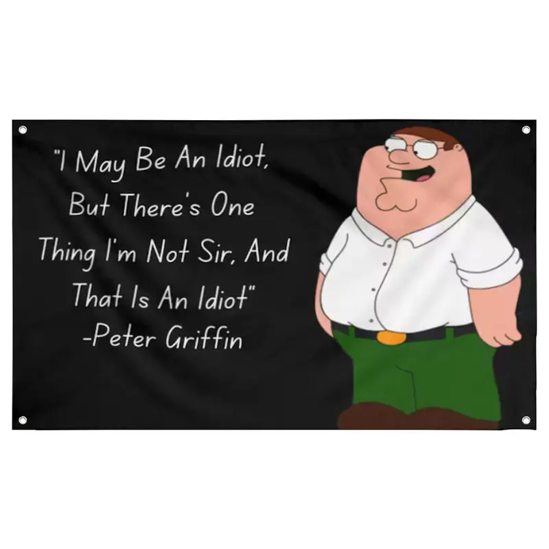 Fyon Peter Griffin Family Guy Flag Banner – Animated Comedy Wall Art