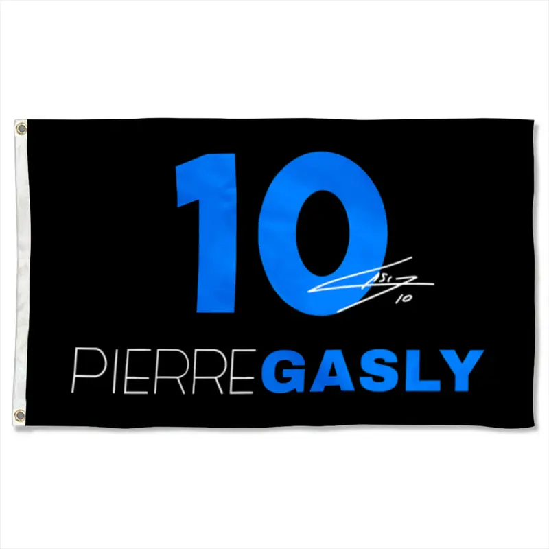 Fyon Pierre Gasly #10 Alpine-Renault F1 Racing Flag Banner