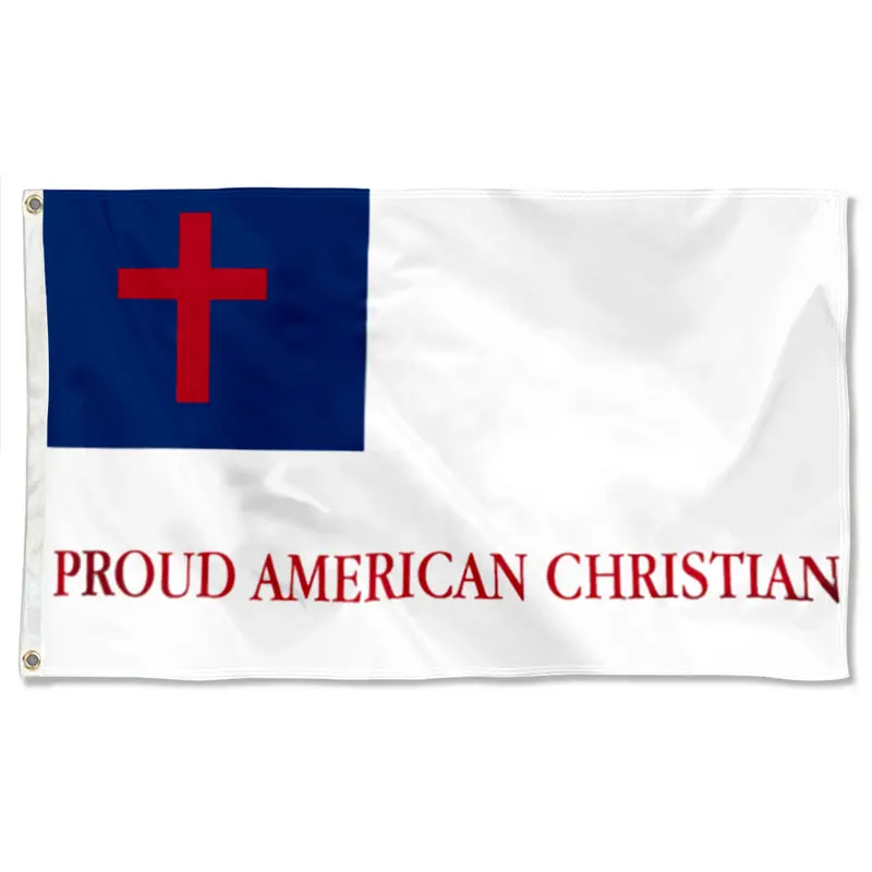 Fyon Proud American Christian Banner – Dual Identity Faith & Patriotism