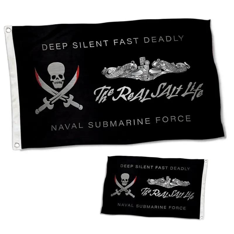 Fyon Real Salt Life U.S. Submarine Force Double-Sided Naval Heritage Flag