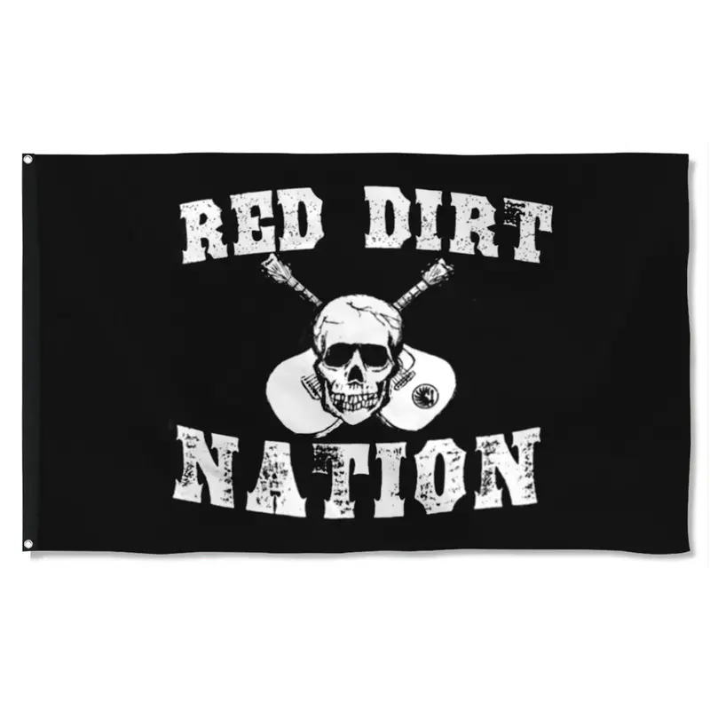 Fyon Red Dirt Nation Flag Banner – Rustic American Pride Design for Indoor/Outdoor Use