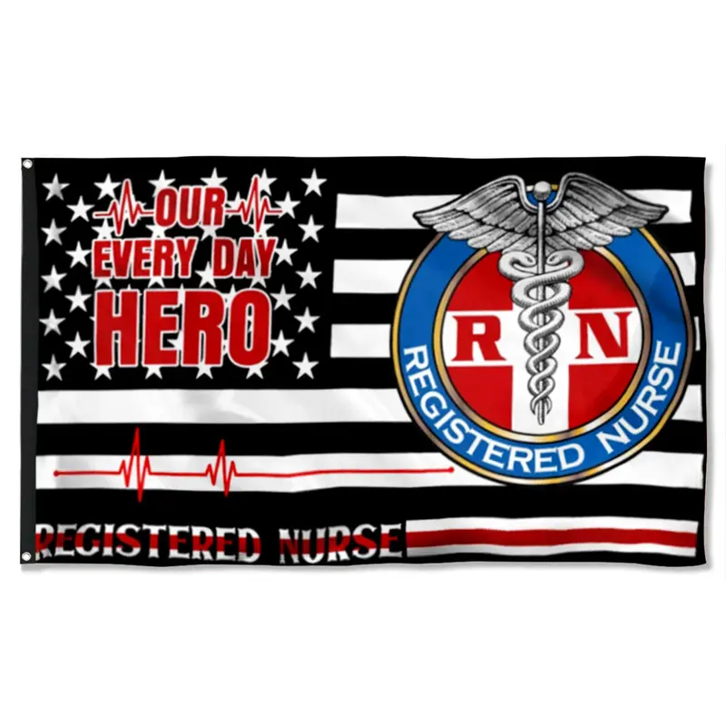 Fyon Registered Nurse ‘Everyday Hero’ Flag – Design 41811 – Indoor & Outdoor