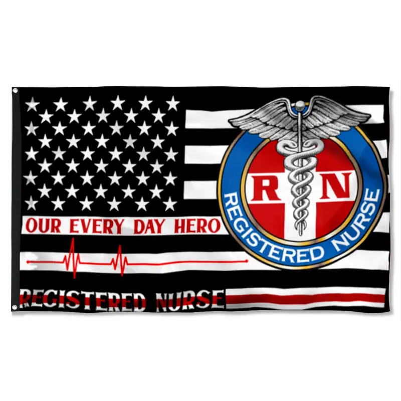Fyon Registered Nurse ‘Everyday Hero’ Flag – Design 41812 – Indoor & Outdoor