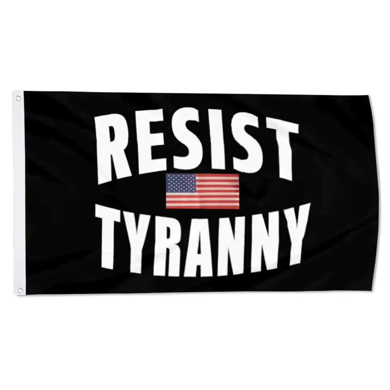 Fyon Resist Tyranny Banner – Patriotic Statement Flag