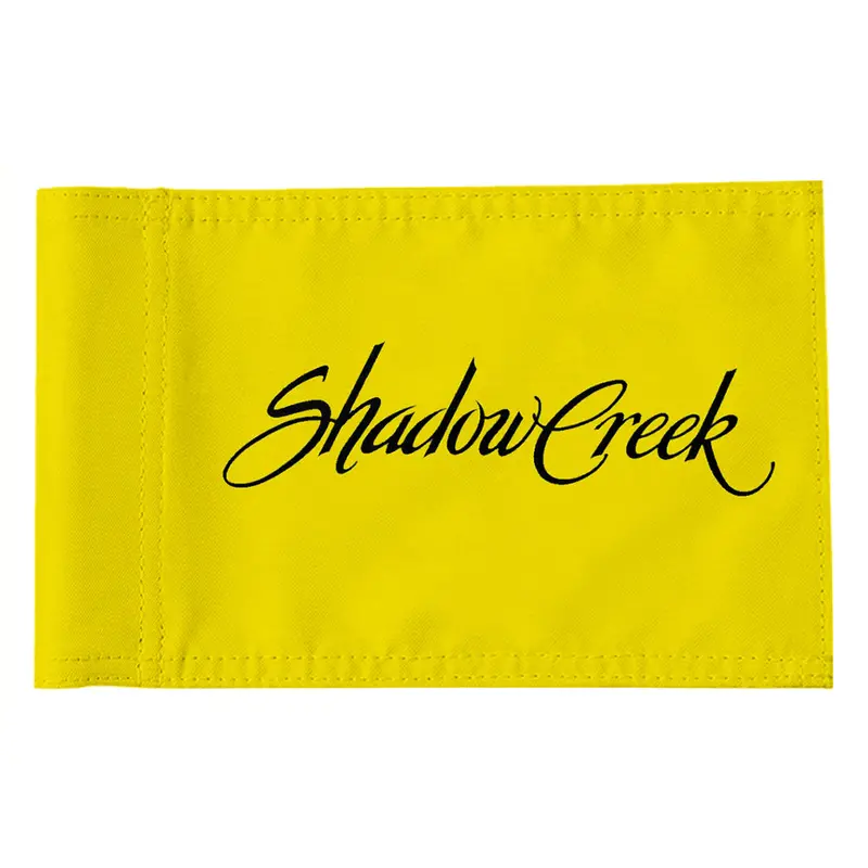 Fyon Shadow Creek Golf Course Flag – Las Vegas Yellow Design Banner