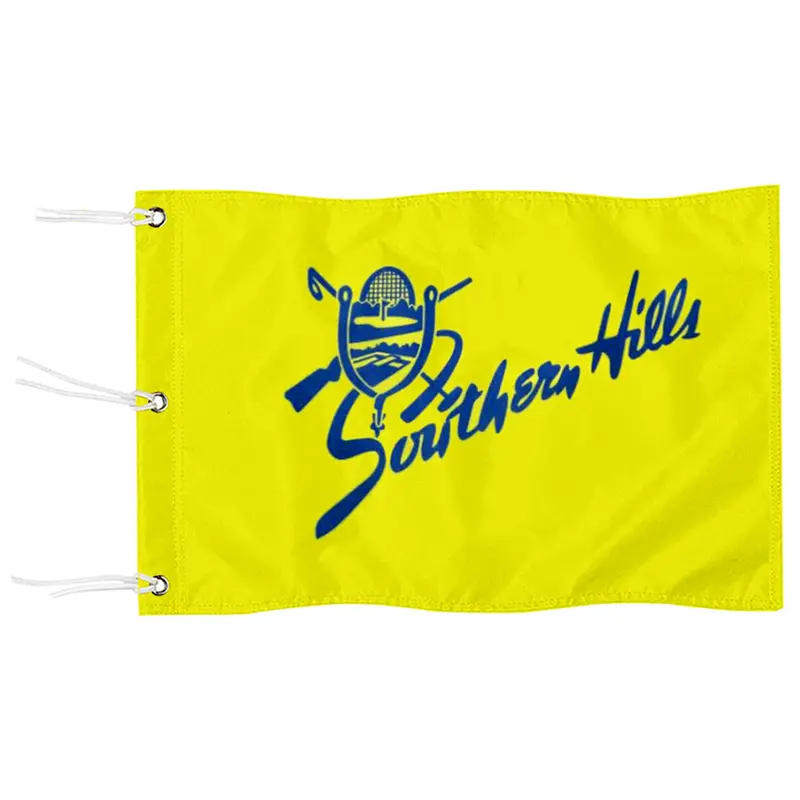 Fyon Southern Hills Golf Club Pin Flag Banner with Grommets – Durable Indoor/Outdoor Display