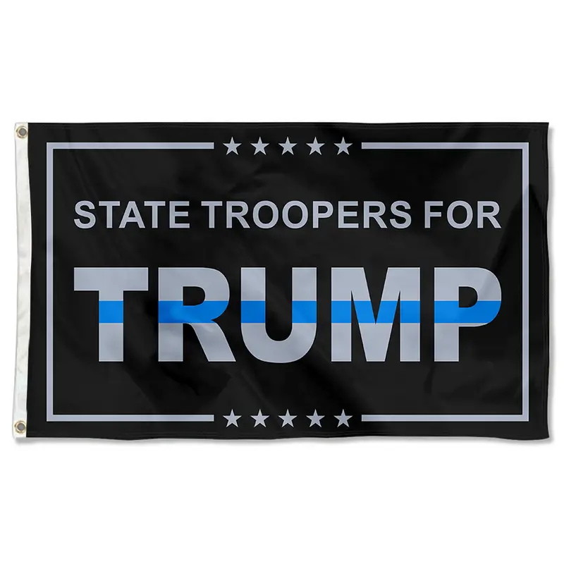 Fyon ‘State Troopers for Trump’ Patriotic Flag Banner