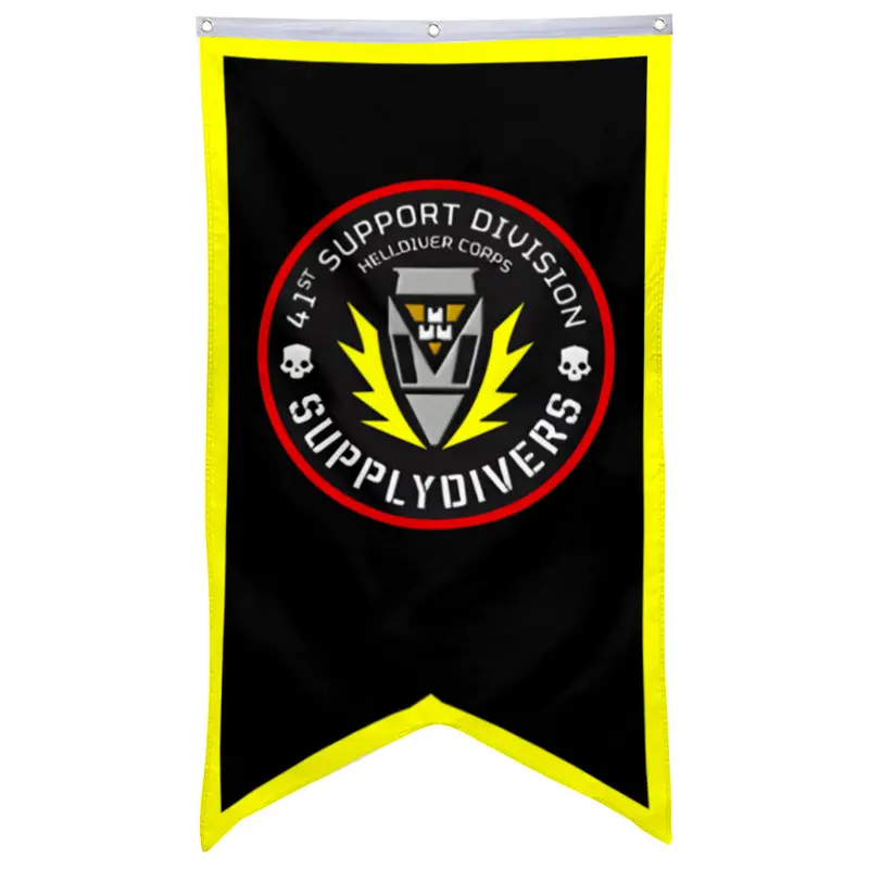 Fyon Support Division SupplyDivers Gaming Flag Banner