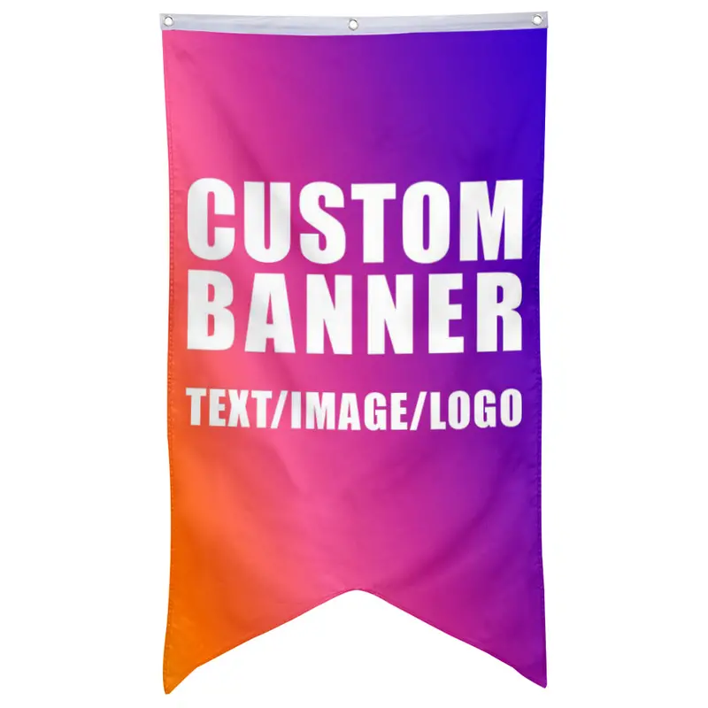 Fyon Swallowtail Custom Flag Banner – V-Cut Bottom Design