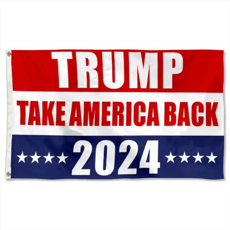 Fyon ‘Take America Back’ Trump 2024 Indoor/Outdoor Banner Flag
