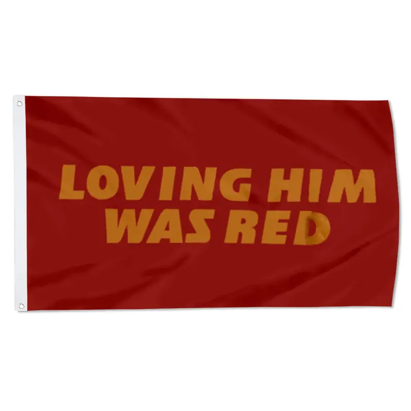 Fyon Taylor Swift & Travis Kelce Red Flag – Pop Culture Fan Banner