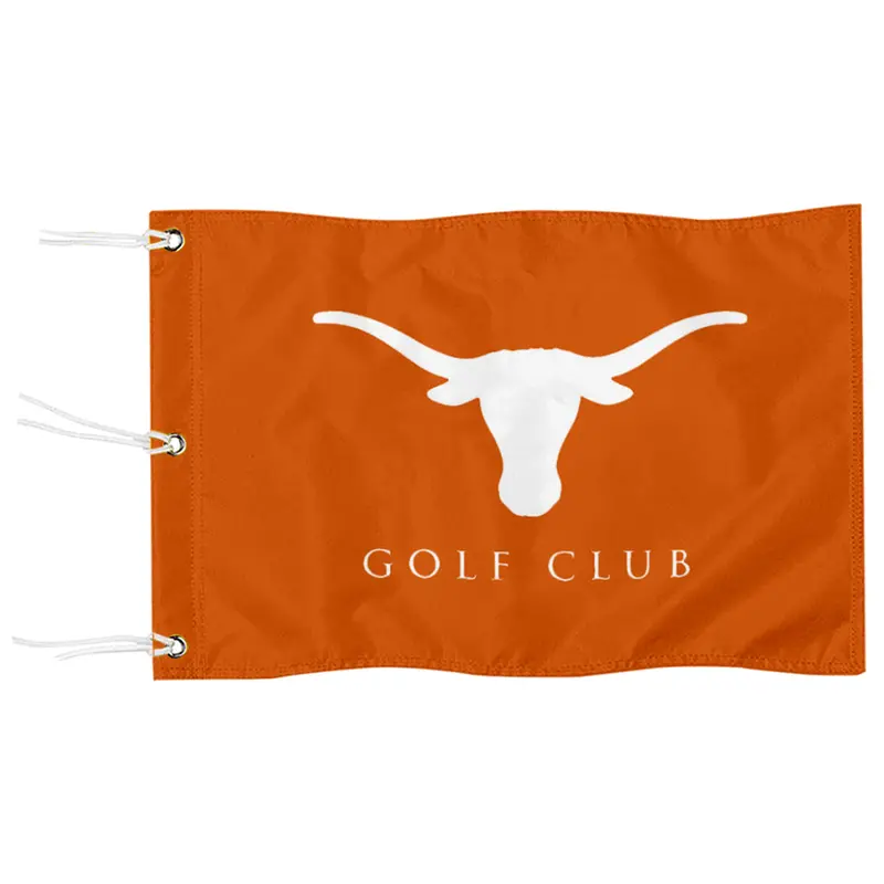 Fyon Texas Longhorn Golf Flag Banner – University-Themed Pin Flag Featuring Grommet Hardware
