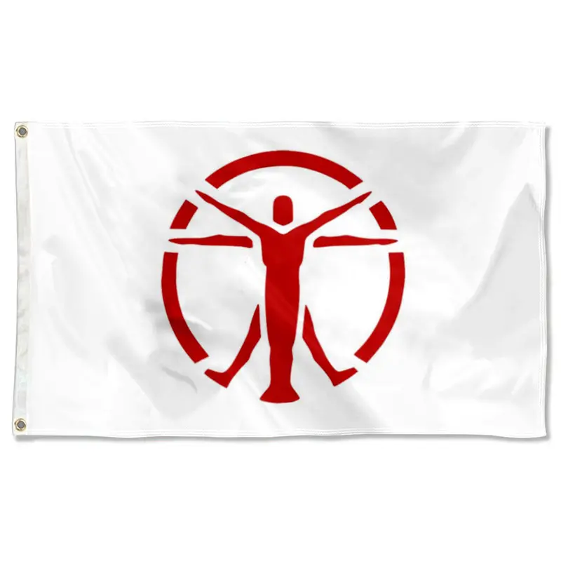 Fyon The Institute Synth Flag – Sci-Fi Themed Indoor & Outdoor Banner