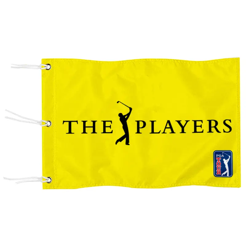 Fyon ‘The Players’ Golf Flag Banner with Reinforced Grommets – Yellow