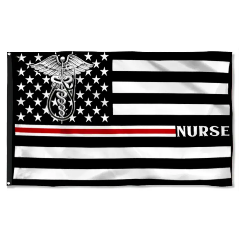Fyon Thin Red Line Nurse Tribute Flag – Design 41815 – Indoor & Outdoor