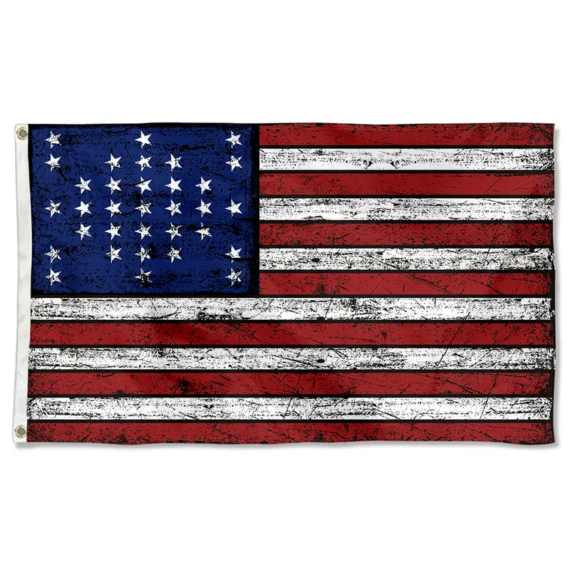 Fyon U.S. 33-Star Fort Sumter Flag Banner – 1851–1858 Civil War Era Design