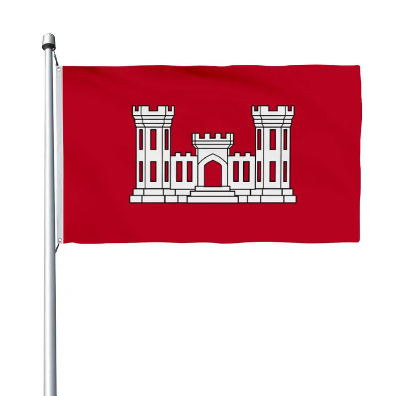 Fyon U.S. Army Corps of Engineers Flag – Weather-Resistant Banner