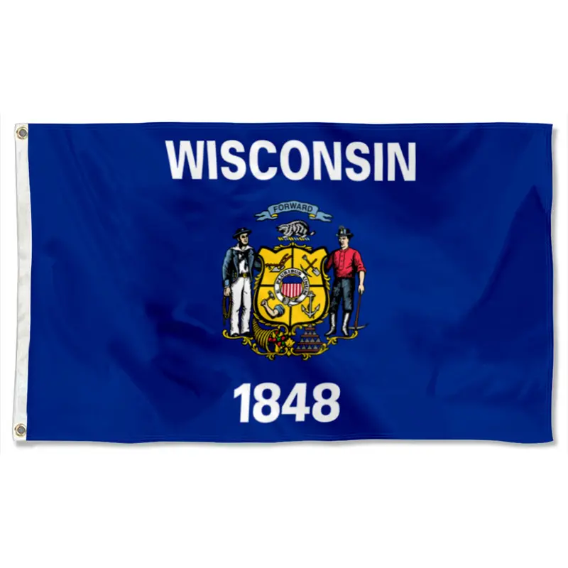 Fyon Wisconsin State Flag Banner