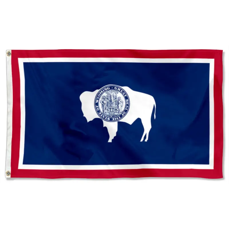 Fyon Wyoming State Flag Banner