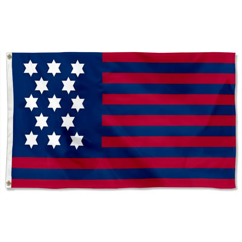 Fyon Yorktown-Simcoe 13-Star Flag Banner – Revolutionary War Era Design