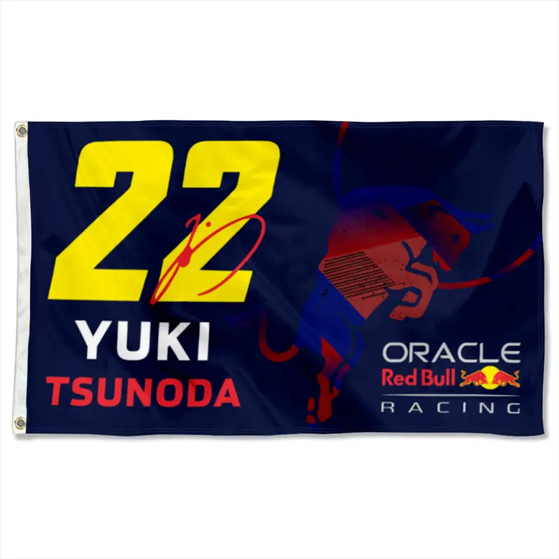 Fyon Yuki Tsunoda #22 Racing Flag Banner