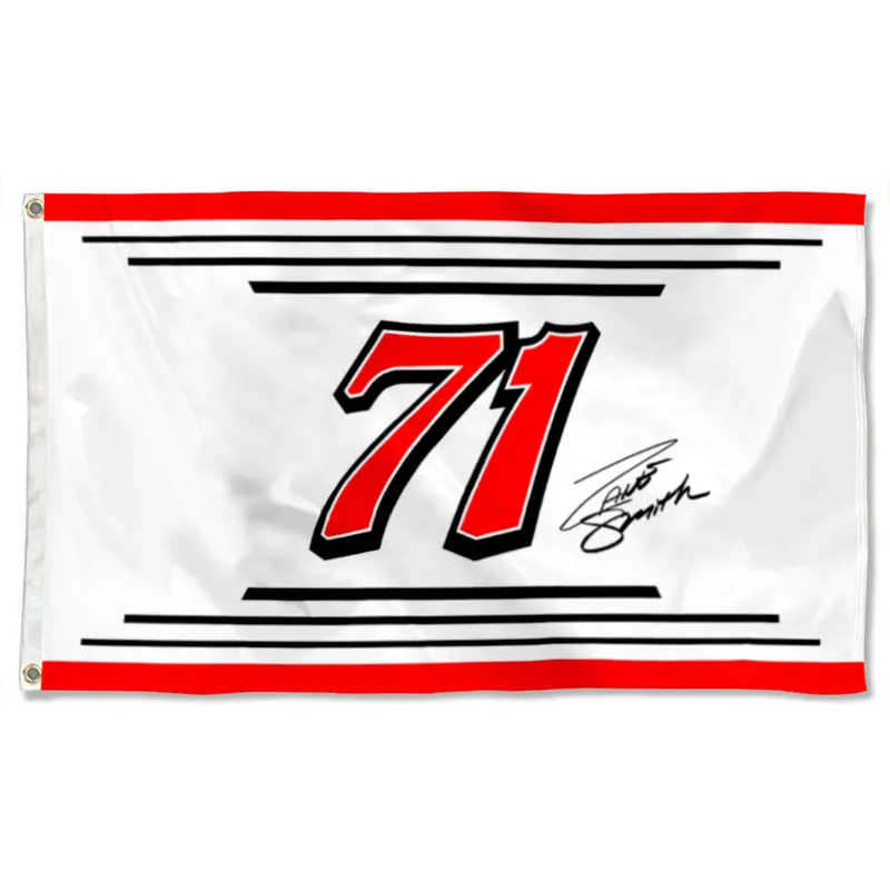 Fyon Zane Smith #71 Racing Flag – 2024 NASCAR Fan Banner