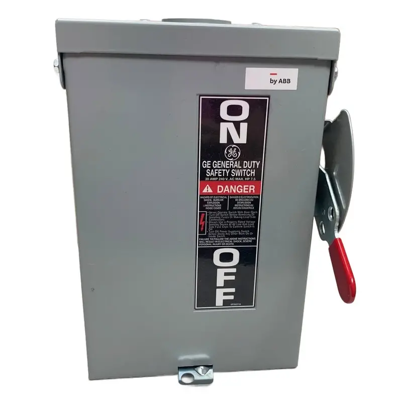 GE TG3221R 30A Fusible General-Duty Safety Switch – Open Box, Fully Tested