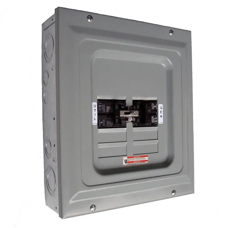 Generac 100-Amp Indoor Manual Transfer Panel – Single-Circuit Load Center (GNC-6334)