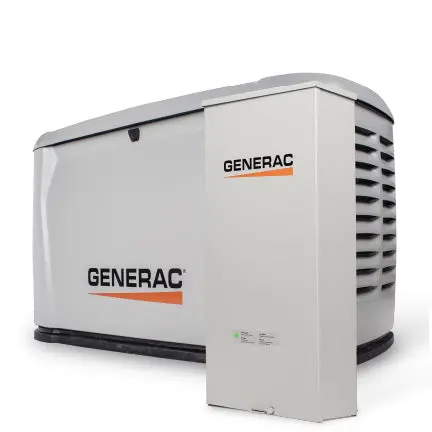 Generac 14kW Air-Cooled Whole-House Standby Generator with Transfer Switch Kit – Model 7323