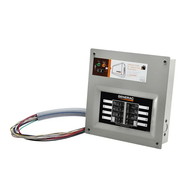 Generac 9854 HomeLink Manual Transfer Switch – 50-Amp, 10-Circuit, Upgradeable