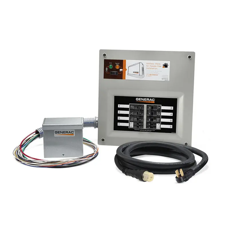 Generac 9855 HomeLink Manual Transfer Switch Kit – 50-Amp, 10-Circuit, Upgradeable