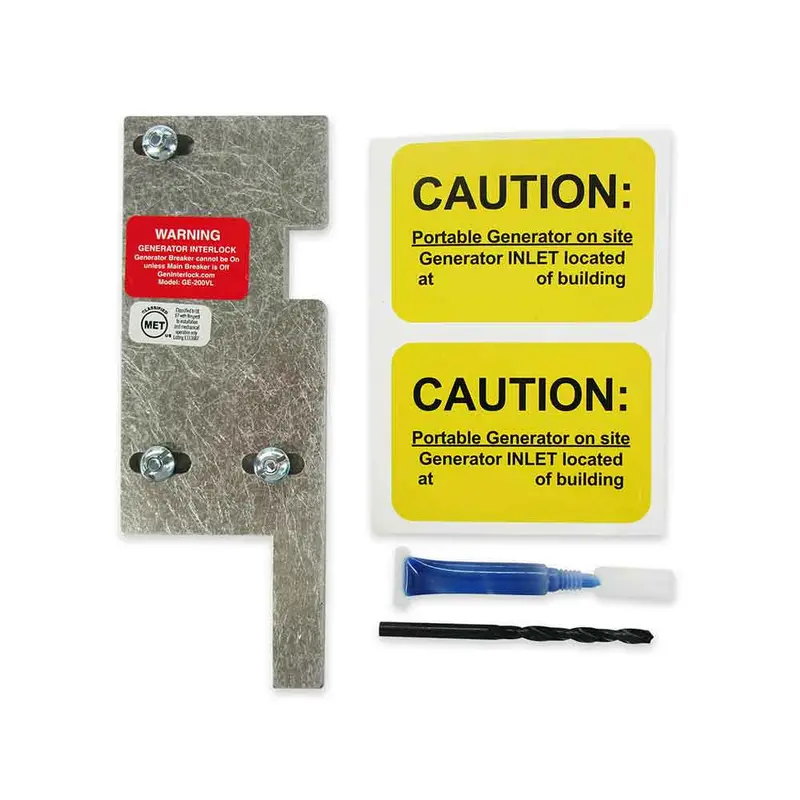 GenInterlock GE-200VL General Electric Interlock Kit – 150/200-Amp Vertical Main Panels
